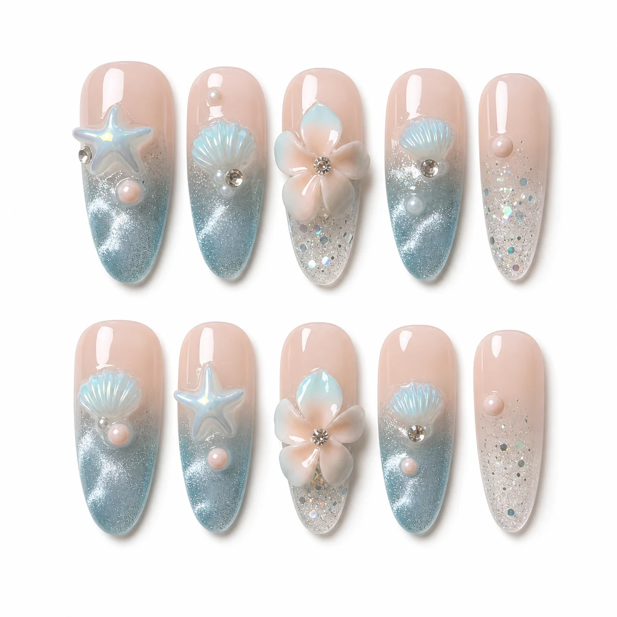 aqua-blue-seashell-floral-pearl-press-on-nails-main.webp